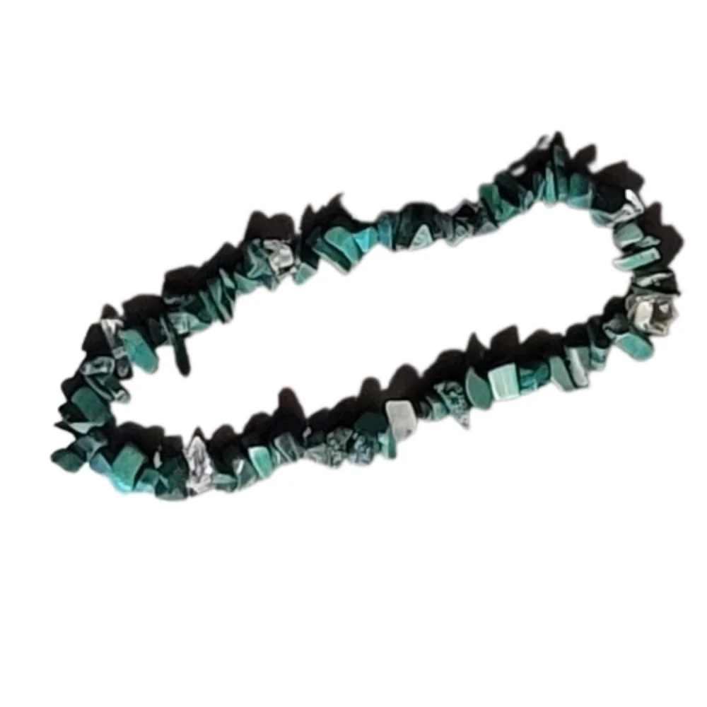 BRACELET Handmade Natural Gemstone Malachite beautiful vibrant